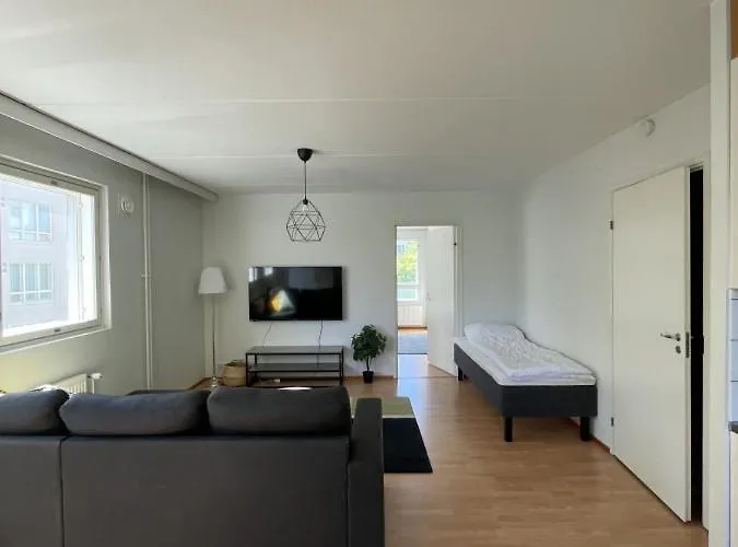 One-Bedroom 66M2 Apartment With Sauna And Parking
